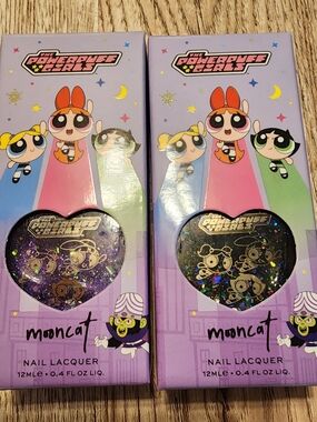 The Powerpuff Girls x Mooncat Glitter Nail Lacquer - Purple Multi